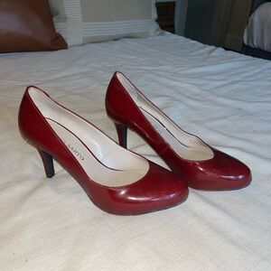Red Franco Sarto Heels 8